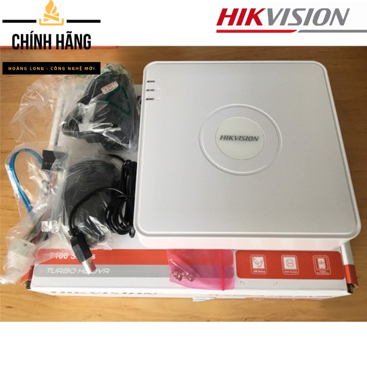 (Bảo hành 2 năm) Đầu ghi 8 kênh Turbo HD 3.0 Hikvision DS-7108HGHI-F1/N Vỏ Nhựa - phiên bản mới nhất 2020