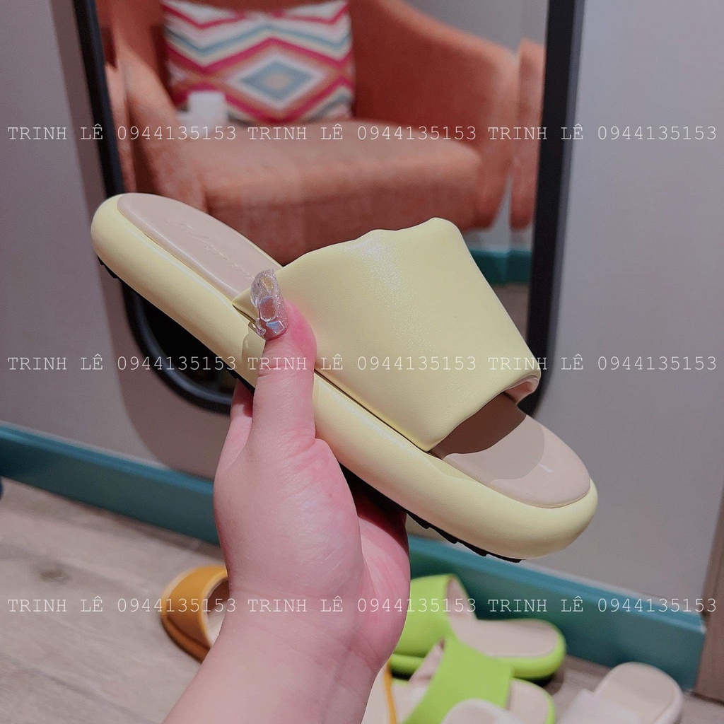 Dép Quai Ngang Nữ Quai Mềm Cao 2cm Thời Trang Hot Trend Phối Nhiều Màu TRINH LÊ SHOP GIÀY DÉP HT95