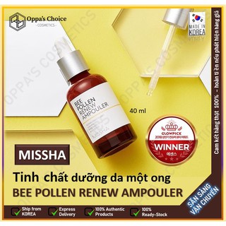 Tinh chất dưỡng da một ong MISSHA BEE POLLEN RENEW AMPOULER 40ml