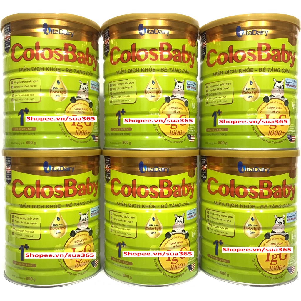 Sữa Colosbaby 1000 IgG Gold 1+ 800gr (Date mới nhất)