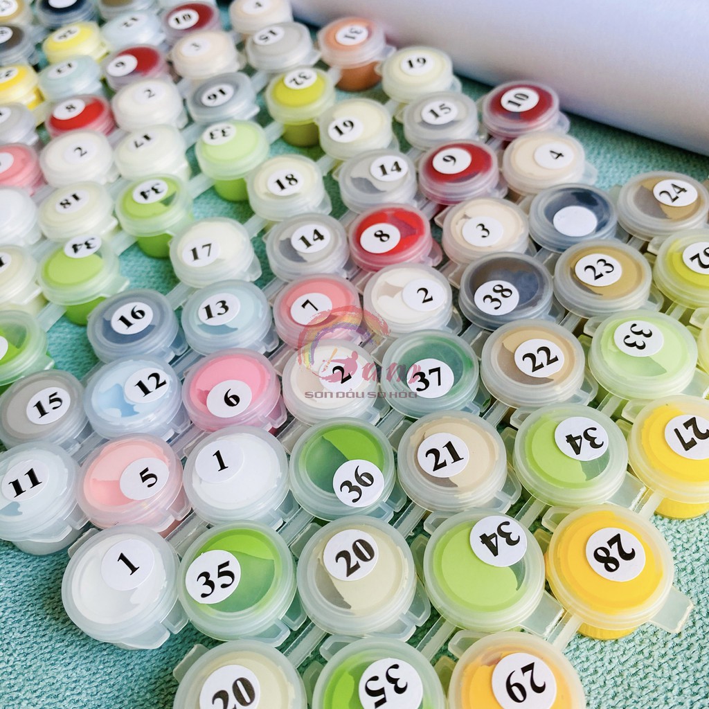 Tranh sơn dầu số hoá Gam ❤️CHUẨN MÀU❤️ tranh động vật thú cưng | BigBuy360 - bigbuy360.vn