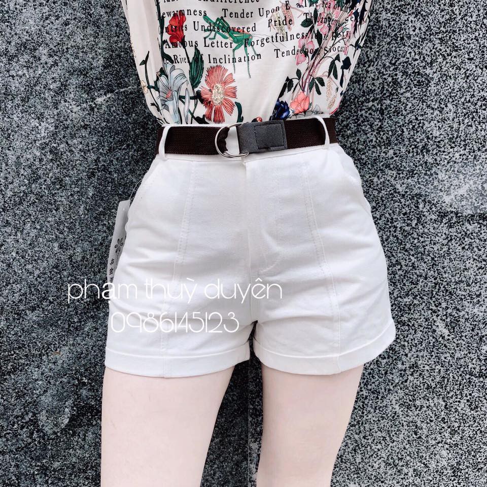 Quần short thô kèm betl (#506) (kèm ảnh thật)