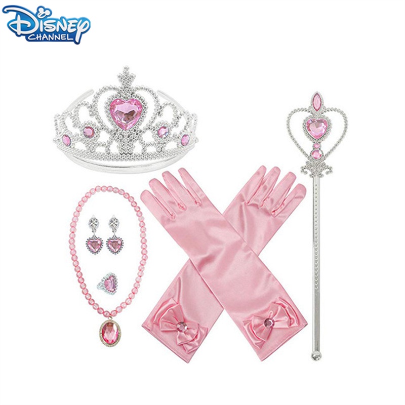 Bộ Phụ Kiện Hóa Trang Công Chúa Anna Elsa Xinh Xắn Cho Bé Gái