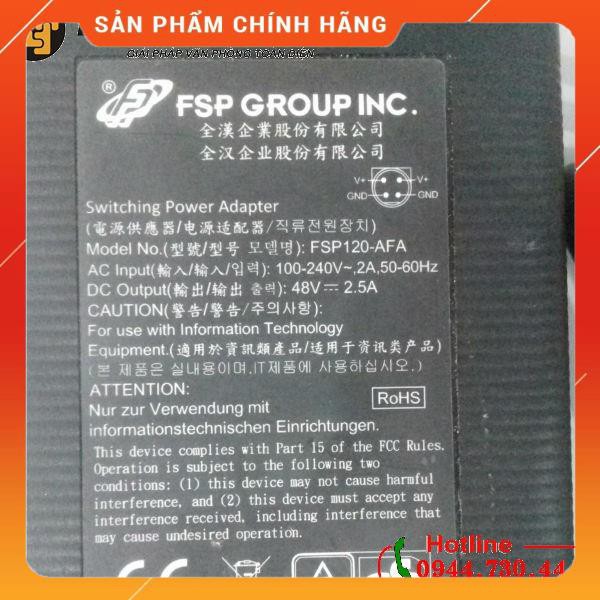 Adapter nguồn FSP 48V 2.5A 4 pin dailyphukien