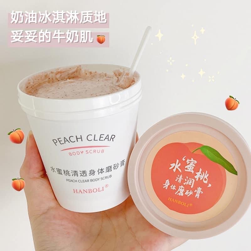 Tẩy Da Chết Kem Đào PEACH CLEAR tẩy da siêu sạch cực mịn