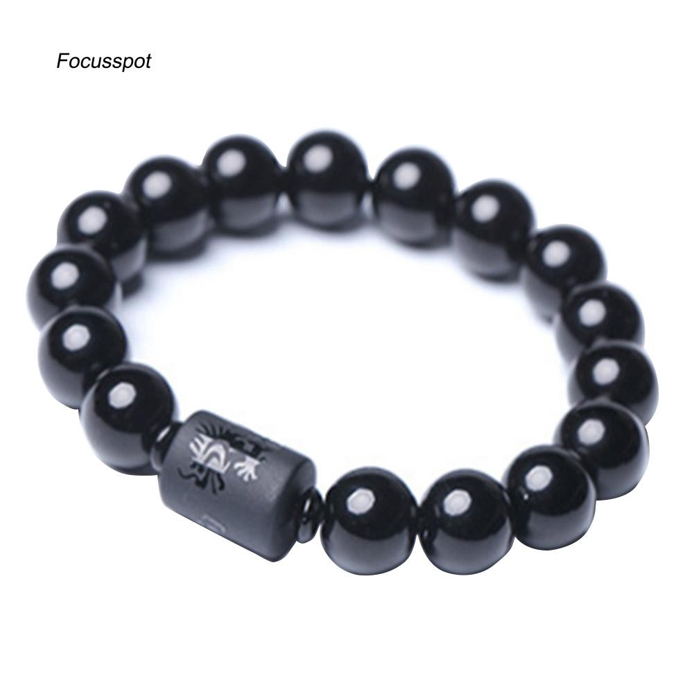 Vòng tay hạt bằng đá Obsidian sành điệu cho các cặp nhân | BigBuy360 - bigbuy360.vn