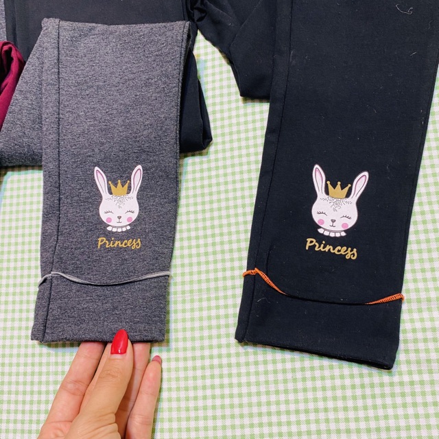 QUẦN LEGGING  BÉ GÁI, CHẤT COTTON CỦA HANOSIMEX