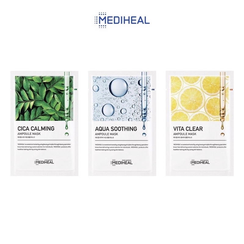 Mặt nạ giấy cấp ẩm, dưỡng trắng, làm dịu da, loại bỏ bã nhờn và cung cấp dưỡng chất cho da Mediheal Mask EX 25ml | WebRaoVat - webraovat.net.vn
