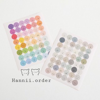 Sticker hình mặt cười decor sổ