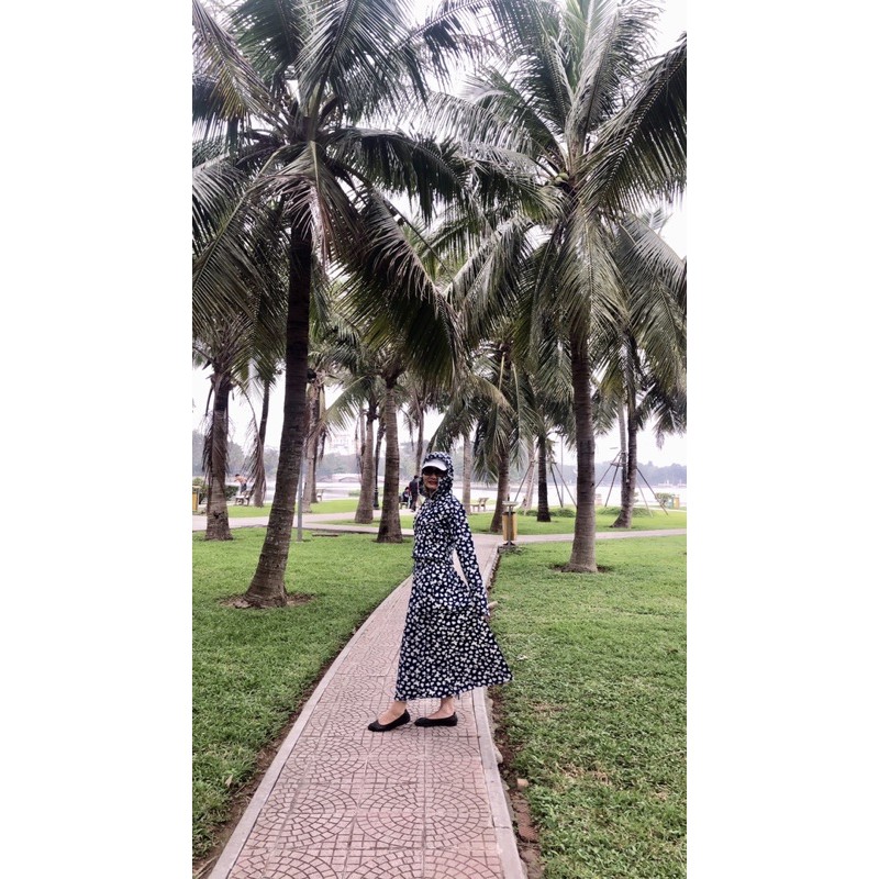 Bộ chống nắng dời áo lửng và váy | BigBuy360 - bigbuy360.vn