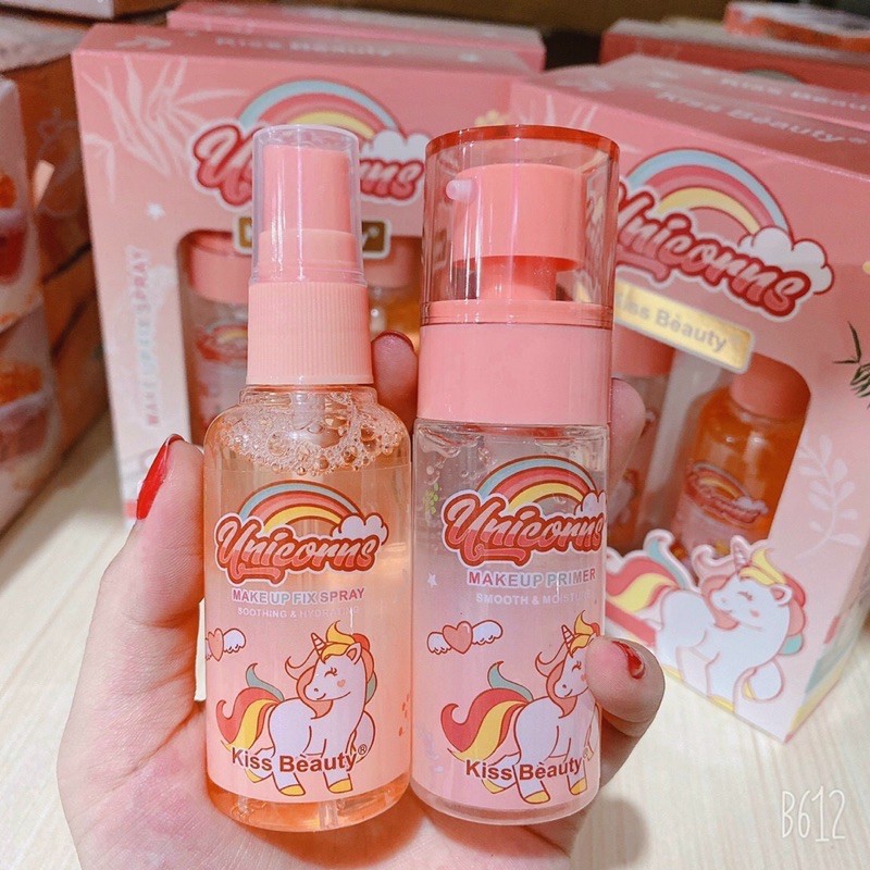 Kem lót và xịt khoáng makeup kissbeauty