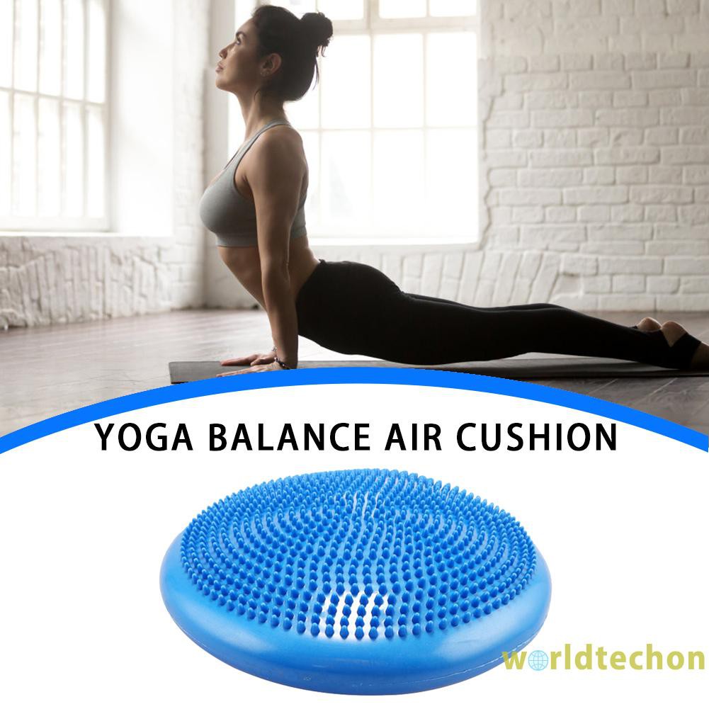 READY STOCK Yoga Mat Balance Exercise Cushion Inflatable Massage Pads Sports Equipment