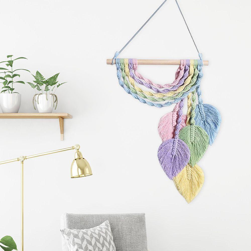 WATTLE Thảm Dệt Tay Bằng Gỗ Dùng Trang Trí Phòng Khách Phong Cách Boho