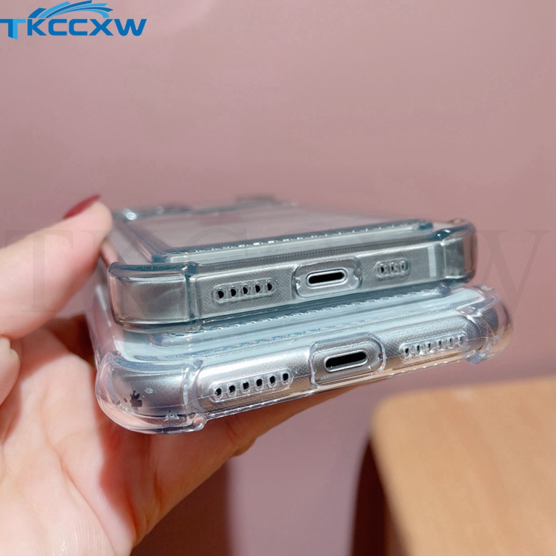 Ốp Điện Thoại Mềm Trong Suốt Có Ngăn Đựng Thẻ Cho Huawei Mate 40 30 P50 P40 P30 Pro Nova 6 5 7 8 Pro