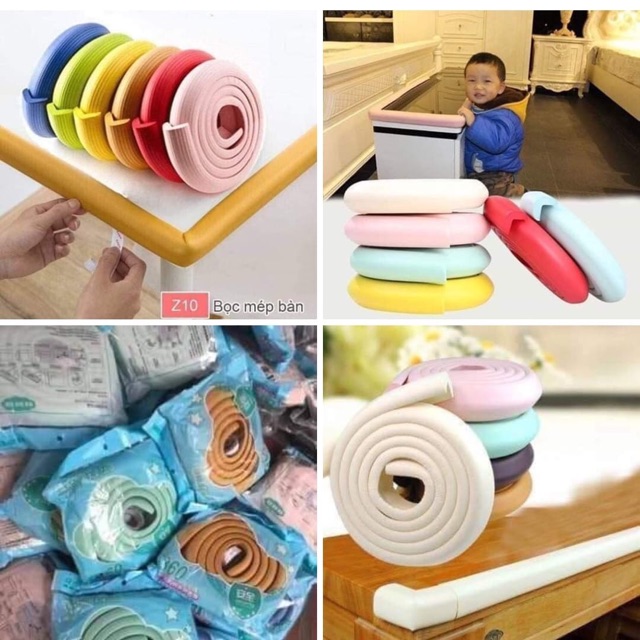 CUỘN XỐP BỊT GÓC BÀN, BỌC CẠNH BÀN AN TOÀN CHO BÉ