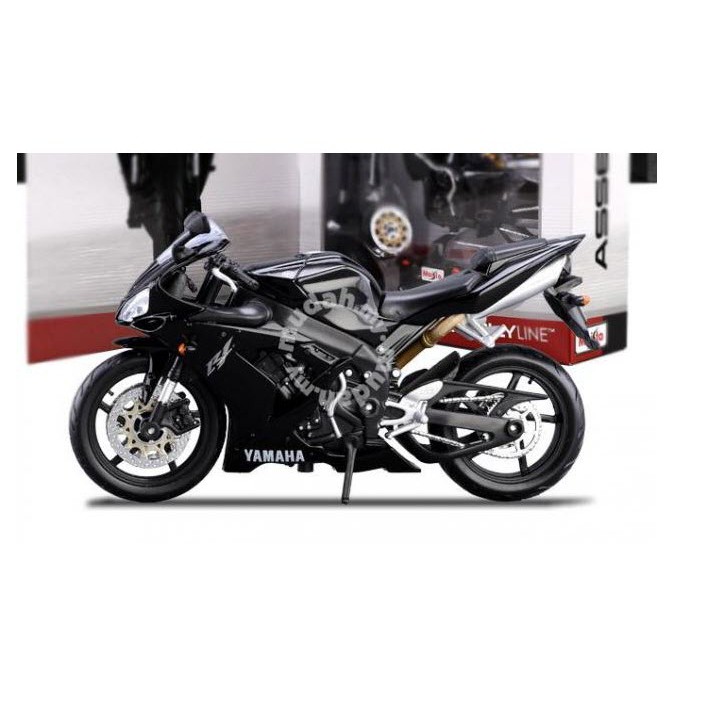 Mô hình lắp ráp moto Yamaha R1 tỉ lệ 1:12 MAISTO