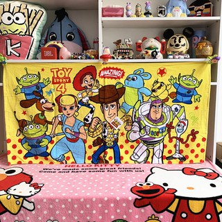 Dễ Thương Khăn Tắm Vải Cotton Thấm Hút In Hoạt Hình Toy Story 4 Đáng Yêu