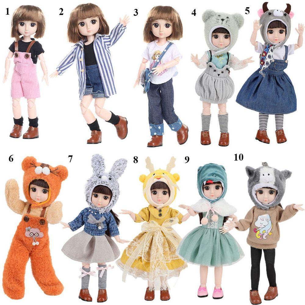 RAINBOW Đầm Cho Búp Bê Obitsu 11 Ob11 16~17cm (26 Kiểu)