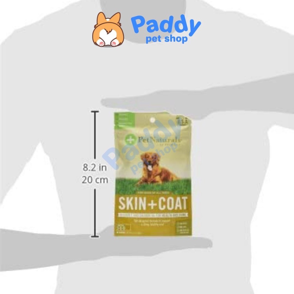 Viên Nhai Đẹp Lông Da Cho Chó Pet Naturals Skin Coat - Túi 30 Viên (USA)