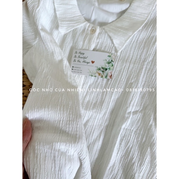 Váy Đầm Nữ Polo Cổ Đức Dáng Dài Chất Tăm Cúc Dọc