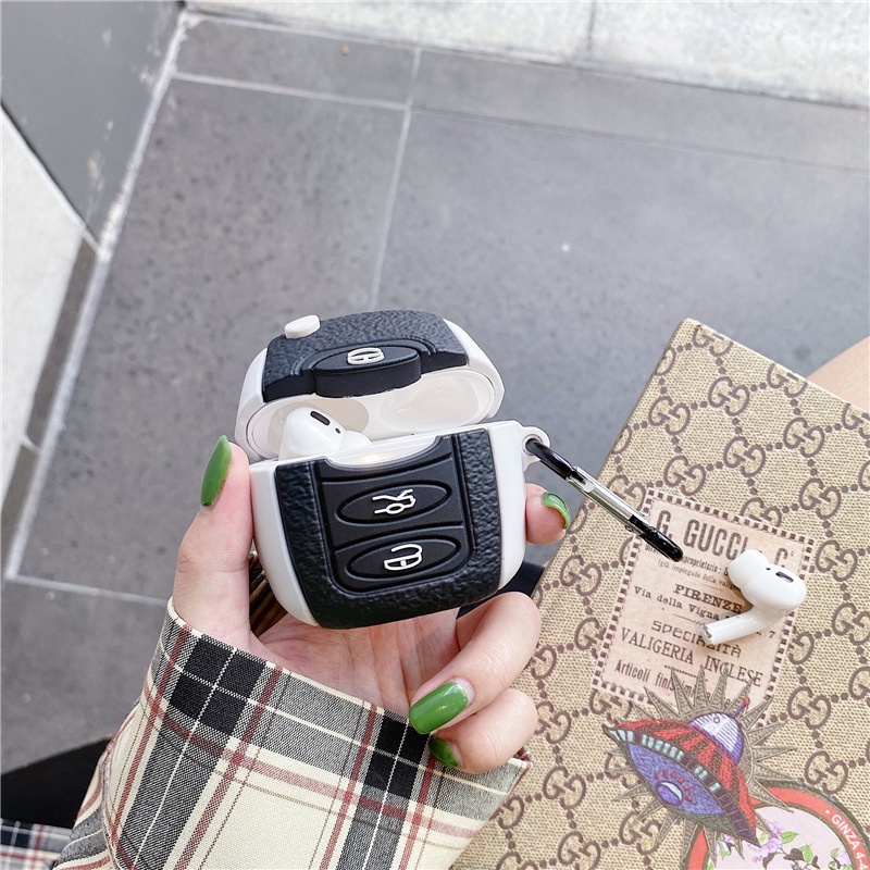 Vỏ bọc airpods/Ốp airpods 1/2, Pro hình móc chìa khóa xe lambor