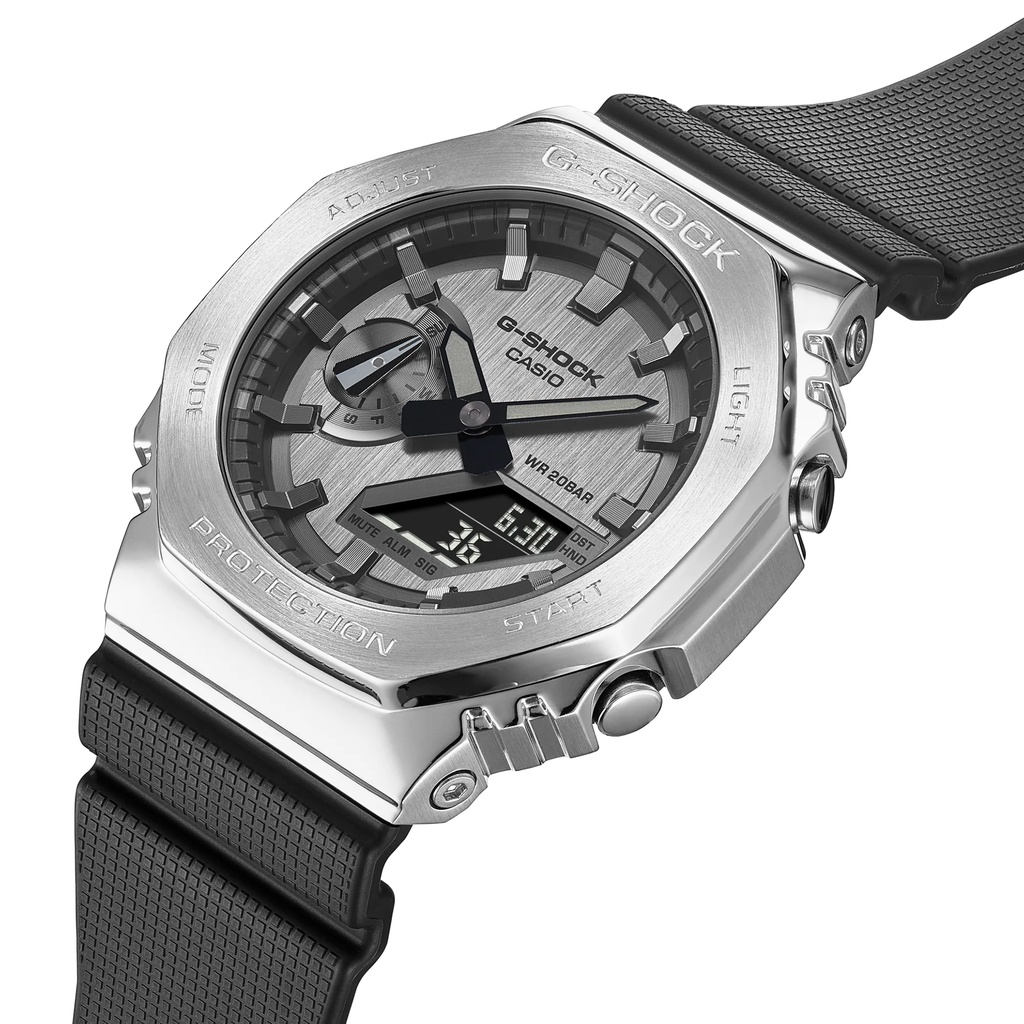 Đồng hồ nam Casio G-Shock GM-2100 / GM-2100-1A chống va đập, chống nước 200m, hàng chính hãng bảo hành 05 năm