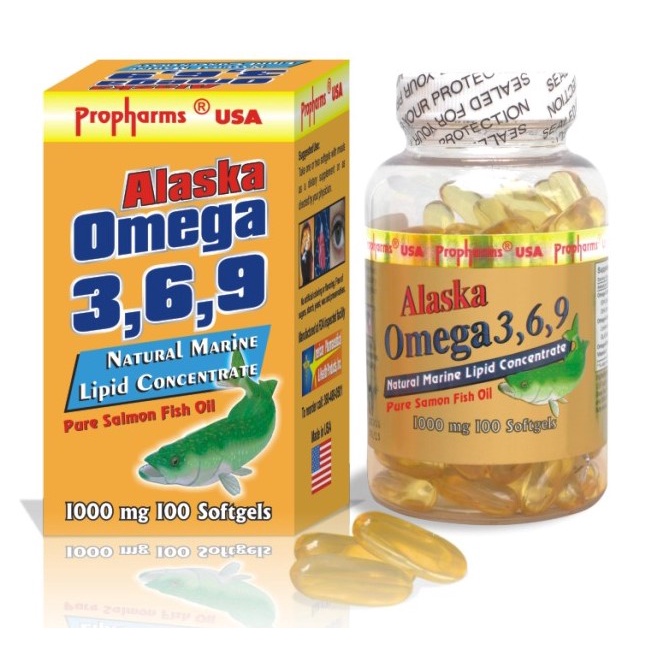 Dầu cá Hồi Alaska Omega 3,6,9 ( Omega 369 UBB) giúp hỗ trợ bổ sung các acid béo không no cho cơ thể. Tốt cho tim mạch