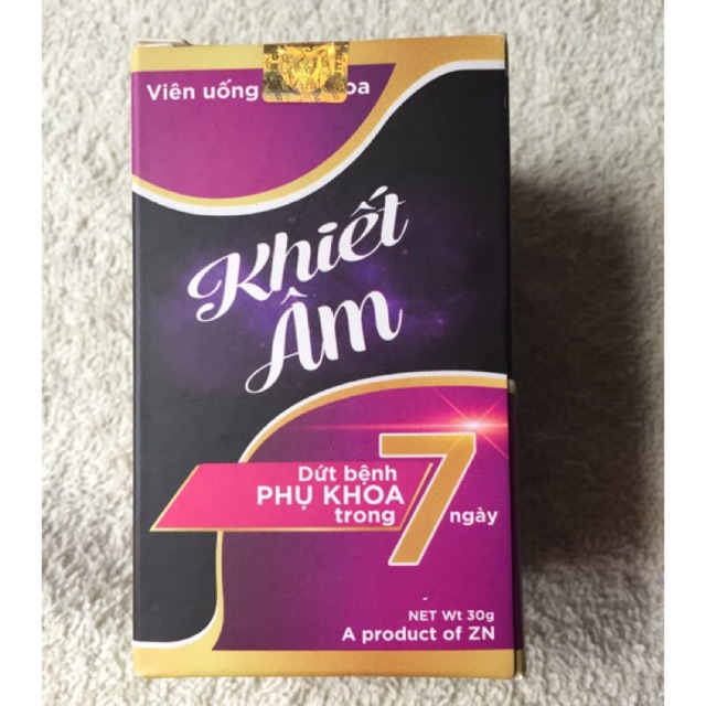 khiết âm zn( bao hàng chính hảng cty) viên uống phụ khoa