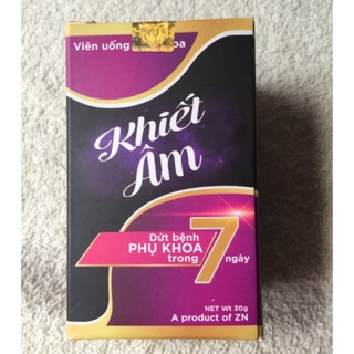 Khiết âm zn viên uống phụ khoa