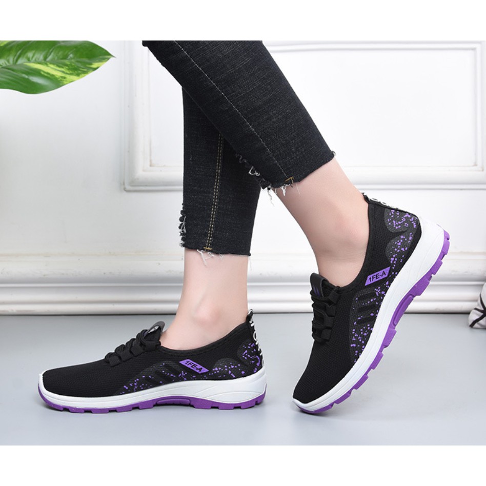 Giày lười vải nữ - đi tập thể dục - thể thao - chất vải cao cấp đế cao su đúc (size 36-41) mã AN39