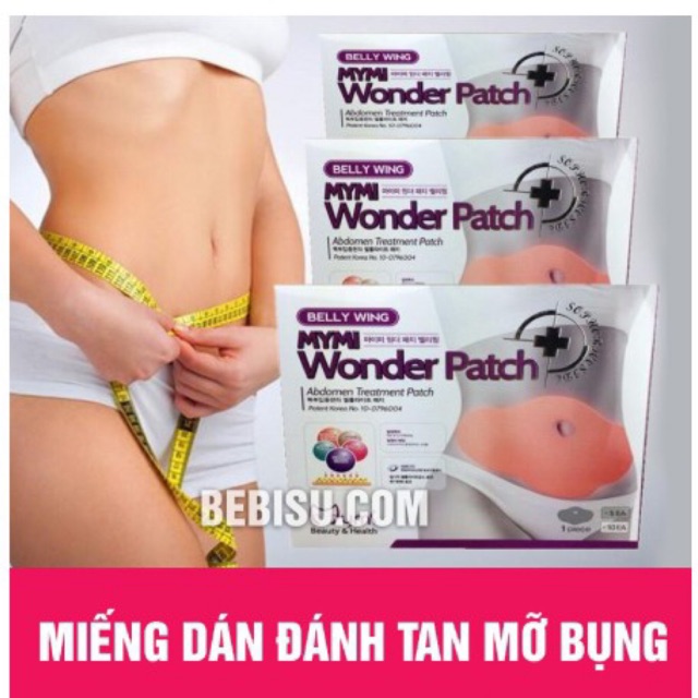 ( COBO 5 hộp ) MIẾNG DÁN TAN MỠ BỤNG HÀN QUỐC