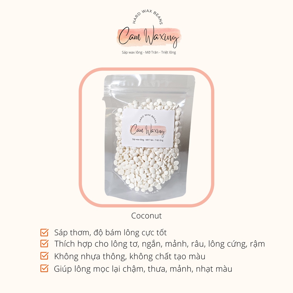 100gr Sáp Wax Lông Nóng Hard Wax Bean Chính Hãng Siêu Bám Lông Triệt Lông