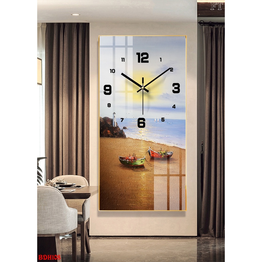 Tranh Đồng Hồ Tráng Gương Cao Cấp SGP21322-01