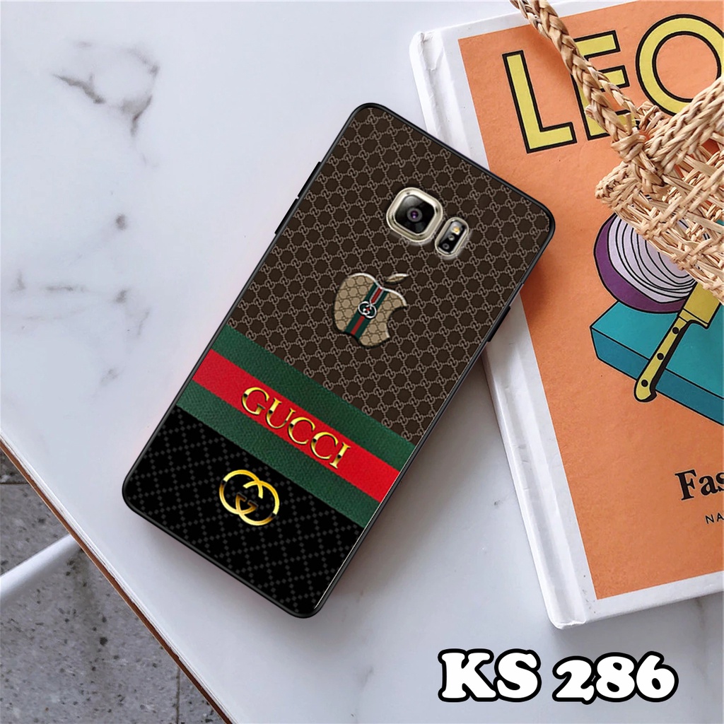 Ốp lưng Samsung S7 - Samsung S7 Edge - Ốp in hình ＧＵＣＣＩcực sang trọng - Lưng nhám viền TPU