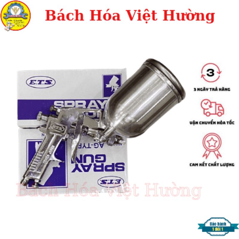 [GIÁ TỐT] Bộ Súng phun sơn H85 làm từ thép  cao cấp  , spray gun AG-type,  Béc phun sơn ra sơn đều mang lại hiện quả cao