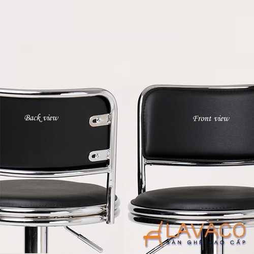 Ghế quầy bar bọc da có lưng tựa chân thấp – Mã 434L | BigBuy360 - bigbuy360.vn