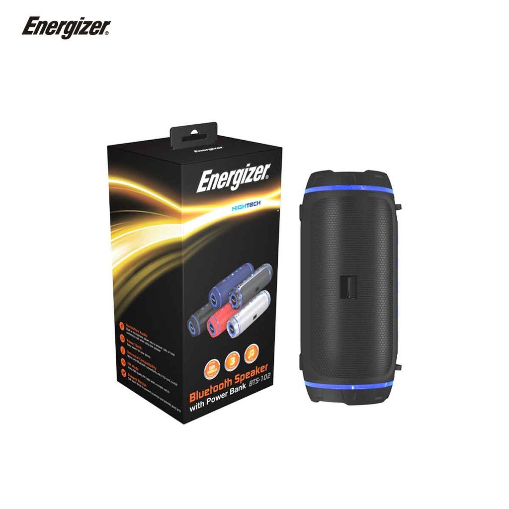 [Mã 2404EL10K giảm 10K đơn 20K] Loa Bluetooth Energizer BTS102 - công suất 10W - Hàng Chính Hãng