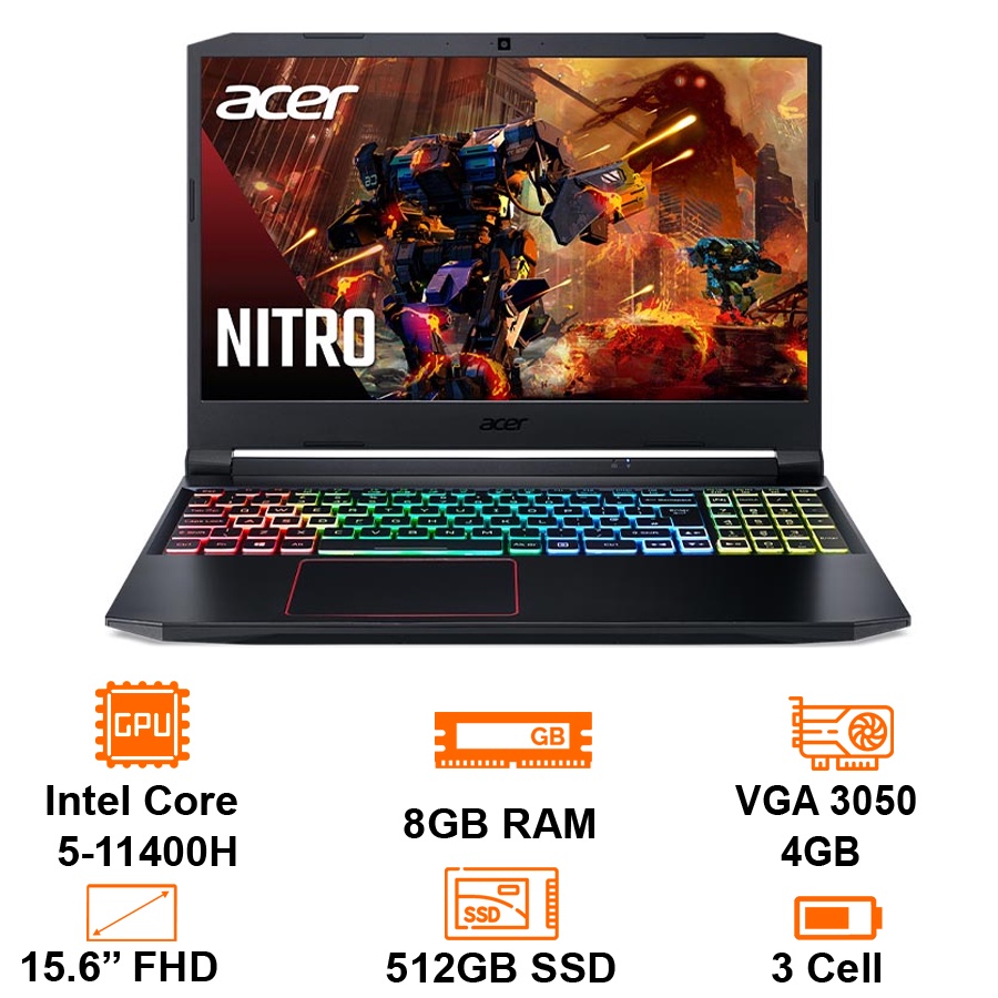 Laptop Gaming Acer Nitro 5 Eagle AN515-57-54MV NH.QENSV.003