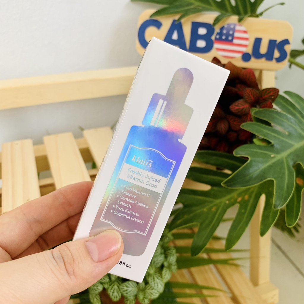 Tinh Chất Serum Vitamin C Klairs Freshly Juiced Vitamin Drop CABOUS058 Dưỡng Sáng Mờ Thâm Mụn Dưỡng Trắng Trẻ Hóa Da