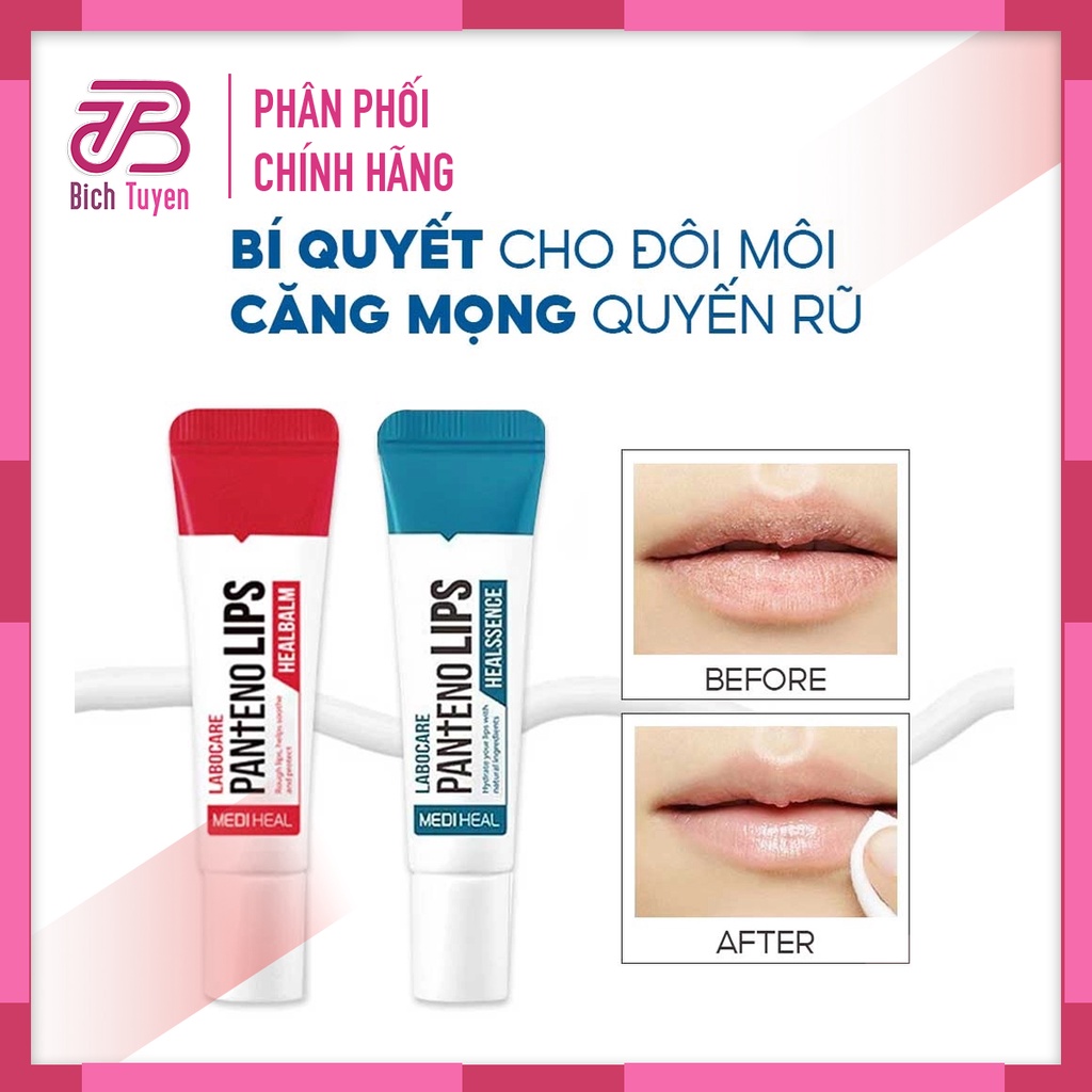 SON DƯỠNG Giảm Thâm Môi MEDIHEAL LABOCARE PANTENO LIPS -Son Dưỡng Thâm Môi Panteno Lips ngày và đêm BT Cosmetic