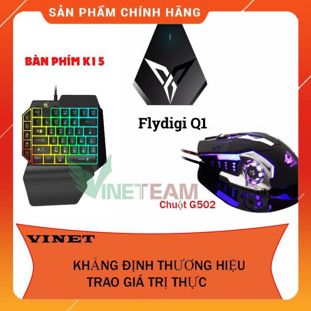 Xả Kho- Flydigi Q1 | Bộ Kết Nối & Combo Chuột R8,Chuột macro s800 ,Bàn Phím K15 PUBG Mobile