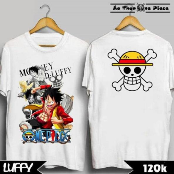⚡️FREESHIP⚡️2 Mẫu Áo Thun In Hình Monkey D. Luffy 2 Mặt "Cực Đẹp, Cực Ngầu" - Áo Thun One Piece