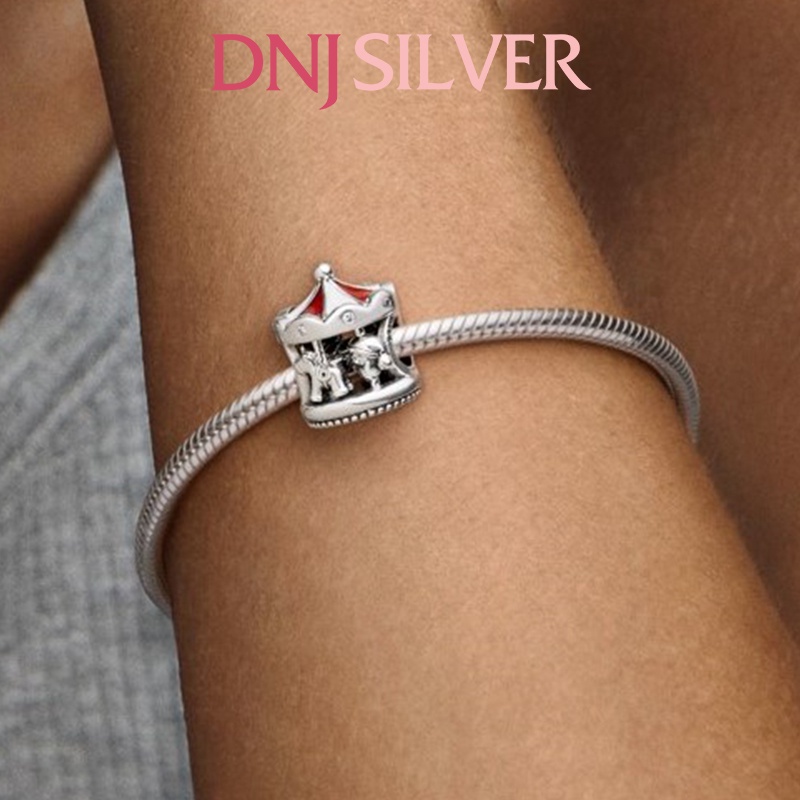 Charm bạc 925 cao cấp, hàng chuẩn bạc - Charm Christmas Carousel thích hợp để mix vòng tay charm - DN173