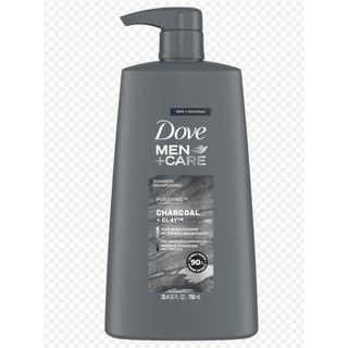 Dầu gội than hoạt tính nam Dove Men+Care Shampoo Charcoal 750ml (Mỹ)