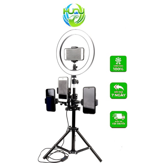 Chân Máy Quay Phim, Chụp Ảnh Huqu HQ-LT08 Có Thể Kẹp Cho Nhiều Máy