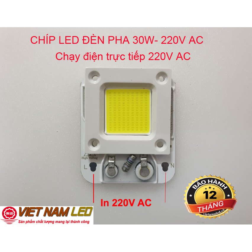 CHÍP LED ĐÈN PHA 30W và 50W- 220V AC 0936395395