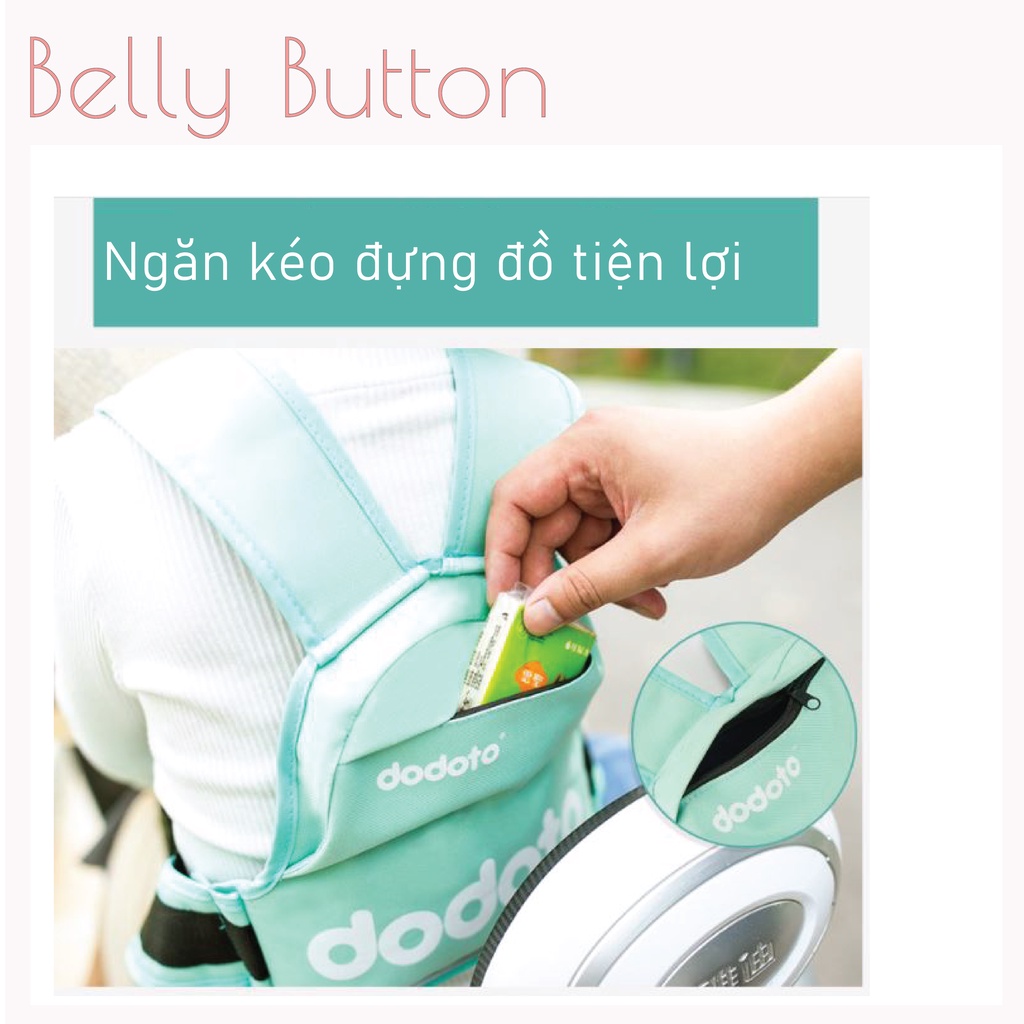 Đai Đi Xe Máy Có Túi Đựng Dodoto Đảm Bảo An Toàn Cho Bé 1-10 Tuổi, Đeo Vai, Thắt Lưng Khi Di Chuyển Bằng Xe Máy, Xe Điện