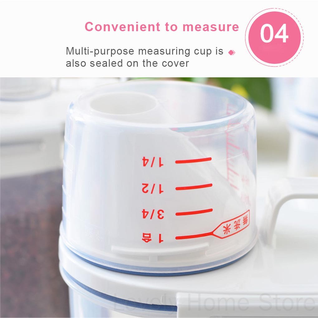 Hộp Đựng Gạo / Ngũ Cốc Tiện Lợi Cho Nhà Bếp