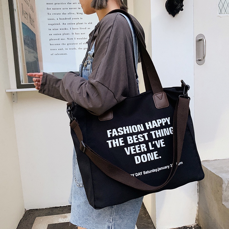 Túi Xách Vải Cỡ Lớn Thời Trang Dành Cho Nữ