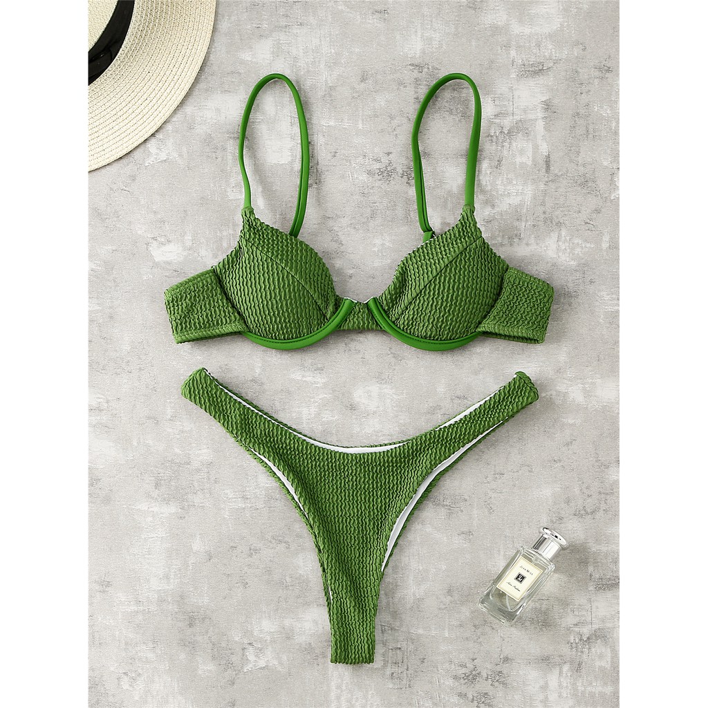 Set Đồ Bơi Hai Mảnh Màu Sắc Kẹo Ngọt Thời Trang Mùa Hè Dành Cho Nữ YX33